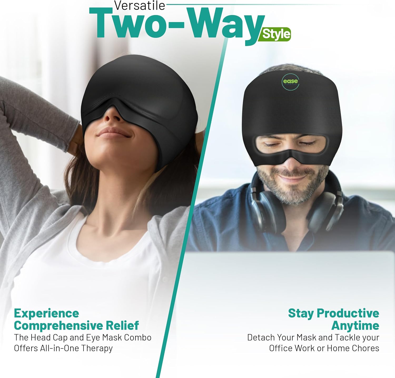 Two-way style: full relief mode and detached productivity mode